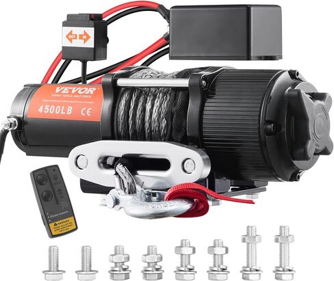 VEVOR eWInch_Rep_02 Electric Winch, Nylon in Saudi Arabia