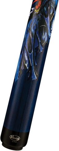 Viking Blue Dragon 2 Piece 58" Pool Cue Stick, Blue Stain, 19 oz, Made in The USA, Billiard Cue Stick, Bar or House Use for Men and Women in Saudi Arabia