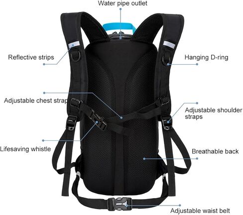 حقيبة ظهر للدراجة من LOCAL LION، حقيبة ظهر للدراجات النارية، حقائب نهارية للجري لركوب الدراجات الترابية - حقائب ظهر MTB خفيفة الوزن in Kuwait