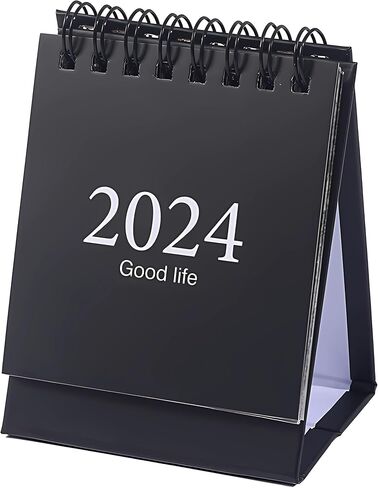 تقويم مكتب صغير 2024 - من الآن إلى ديسمبر 2024، تقويم مكتبي صغير محمول، جدولة صغيرة، ملف مزدوج من البطاقات الثقيلة مع ملصقات ماركر للمكتب المنزلي. (أزرق) in Saudi Arabia