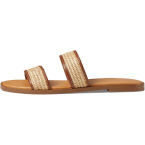 Madewell The Teagan Slide Sandal in Straw