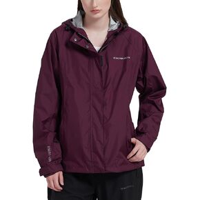 Acmelogy Rain Jacket 100% Waterproof, Breathable, Taped Seam, 10000mm/3000gm, YKK Zippers (38, Burgundy)