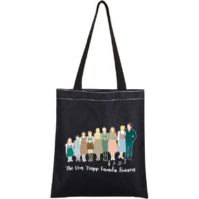CMNIM The Sound of Inspired Music Tote Bag The Von Trapp Family Singers Fan Gift for Musical Movie Lover Grocery Shoulder Bag
