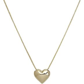 Big Metal Heart Pendant Necklace, Love Sweater Chain Necklace for Women Girls Perfect Birthday Christmas Mother'S Day Gifts