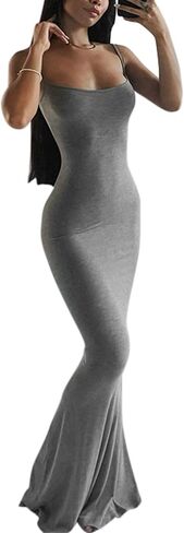 فستان نسائي طويل مثير بحزام سباغيتي مع رسن كامي Bodycon قصير القطع فساتين أنيقة لنوادي الحفلات الليلية in Kuwait