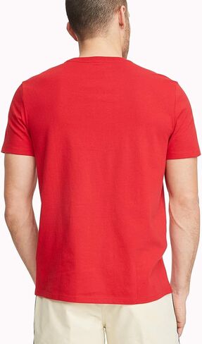 Tommy Hilfiger Men's Essential Short Sleeve Crewneck Flag Pocket T-shirt in Saudi Arabia