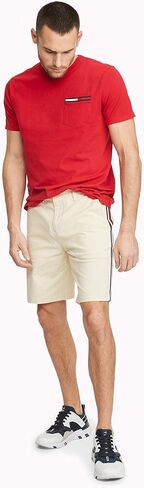 Tommy Hilfiger Men's Essential Short Sleeve Crewneck Flag Pocket T-shirt in Saudi Arabia