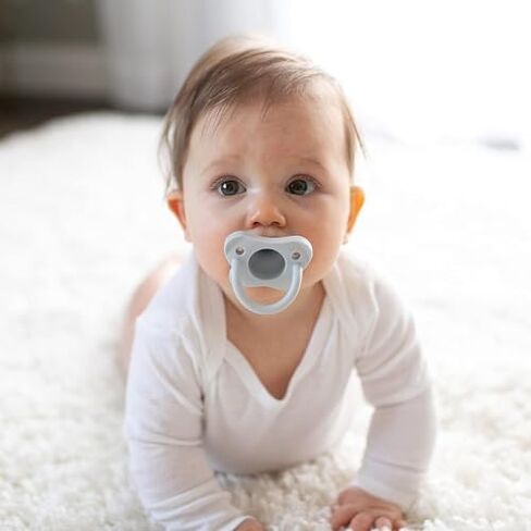 لهاية دكتور براون HappyPaci 100% من السيليكون، 0-6 أشهر، خالية من مادة BPA، أبيض، وردي، وردي فاتح، 3 قيراط in Saudi Arabia