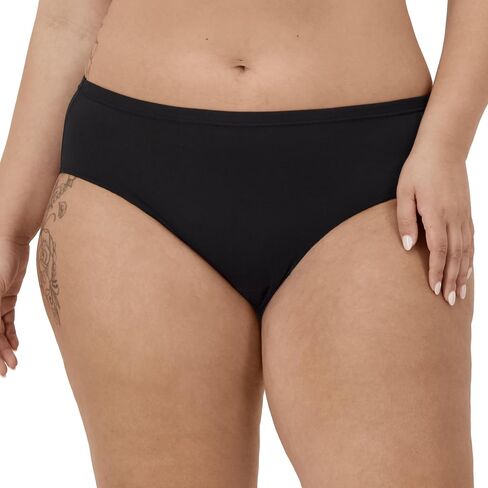 مجموعة الملابس الداخلية Hanes Hipster، سراويل داخلية شبكية مسامية للنساء، 5 قطع in Saudi Arabia