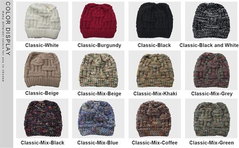 بوكيانيلي قبعة صغيرة سادة مصبوغة بالربط للنساء، قبعة شتوية منسوجة على شكل جمجمة، لون زهري داكن in Kuwait