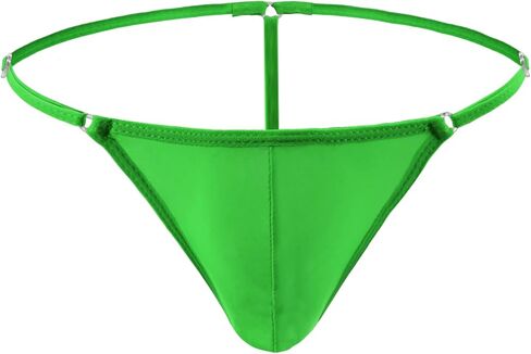JEERLEEP Mens ice Silk Bikini Jockstrap G String T Back Thongs Briefs Adjustable Underwears in Saudi Arabia