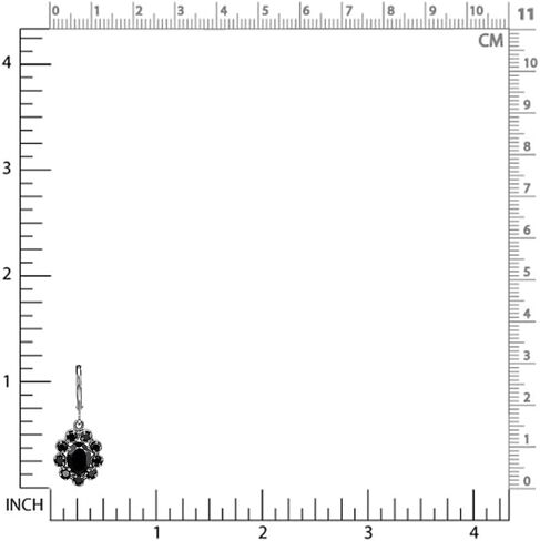 Silvershake الأحجار الكريمة الأصلية 925 فضة زهرة العنقودية Leverback قطرة استرخى أقراط مجوهرات للنساء ملابس الأعمال in Saudi Arabia