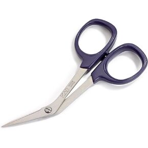 Prym 4" Professional Curved Embroidery Scissors, Purple, 10cm/3.94"