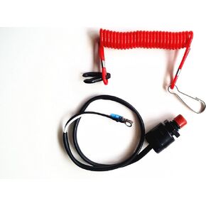 SouthMarine Boat Motor Kill Stop Switch & Safety Tether Lanyard for Yamaha/Tohatsu/Honda Outboard Motor 6E9-82575-00 6E9-82575-01 6E9-82575-02 65W-82575-00 65W-82575-0, fit Sierra 18-65450