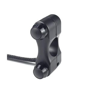 RAYANA ATV Motorcycle Waterproof Handlebar Switch Push Button Switch 7/8 22mm Universal Motorcycle Switch Control for Horn, enginee Power, Start Kill switches (Size : Momentary)