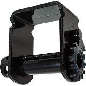 Buyers Products 1903035 Sliding Trailer Winch, 7.75 x 4.5 x 7.5 Inch, WLL 6,000, Steel w/Black Powdercoat, Works w/ Standard Sliding Winch Tracks, For Use w/ 4 Inch Straps, Trailer Cargo Control