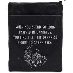 PLITI Velaris City of Starlight Book Sleeve ACOMAF Night Court Gift ACOTAR Gift Bookish Gift Book Lover Book Cover (Darkness Stare Back BS)