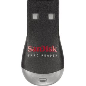 SanDisk SDDR-121-A11M MobileMate Micro Memory Card Reader (Red/Black)
