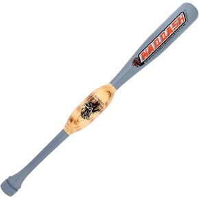 32" / 39 oz Grey Heavy Weight Two Handed Baseball & Softball bat with Solid Pro Maple Wood for to Improve Strength, bat Speed, Overall Swing Trainer and Adult in Barrel Size 2.50 with Flame Work