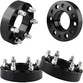 YIZBAP 6x5.5 to 6x135 Wheel Adapters for Silverado Tahoe Suburban Yukon Sierra, 1.5 inch 6x139.7mm to 6x135mm Wheel adapters 108mm Hub bore with 14x1.5 Thread Pitch.