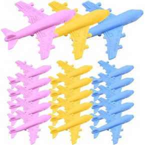 18Pcs Airplane Erasers Plane Erasers Helicopter Pencil Eraser Cute Erasers Cartoon Eraser for Party Favors