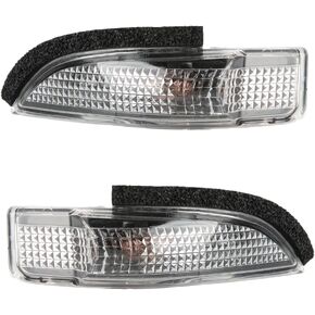 Rear Left Right Mirror Signal Lamp Indicator Flashing light - Compatible for Toyota Corolla 2014-2017 - Replace Part 81740-52050 Set of 2