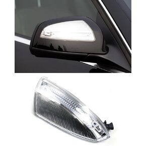 TZYSZDB Turn Signal Light, Passenger Side Mirror Lamp Turn Signal Indicator LED Light fit for Mercedes Benz C-Class W204 C250 C300 C350 C63-(Right-OE#2048200821)