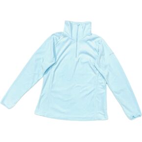 Columbia Women Arctic Air Half Zip Polar Fleece Pullover Jacket (US, Alpha, Small, Regular, Regular, Baby blue)