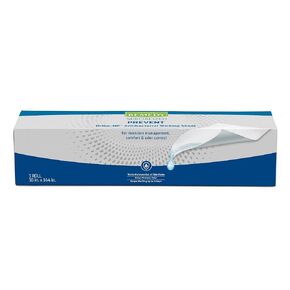 Medline Remedy Specialized DriGo-HP Antibacterial Wicking Sheets, 1 Roll (10 in. x 144 in.), Unscented, Hydrogen Peroxide, Control Skinfold Moisture, Friction & Odor, Intertrigo Defense, Cut To Size