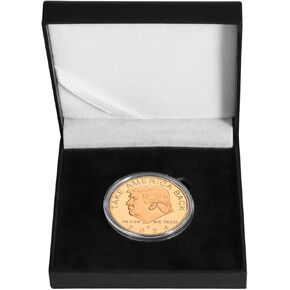 2024 Donald Trump Gold Coin in Box, Gold Plated Collectible Coin of 45th President of The United States (2024 with Box)