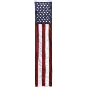 Super Tough US Flag Pulldown - High Tech Shiny Knit - 20in x 8ft