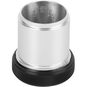 Fuel Filler Neck, Aluminium Alloy Fuel Water Tank Cover Weld On Filler Neck Cap 1.5in Inner Diammeter Car Modified Parts (1.5 inch silver)