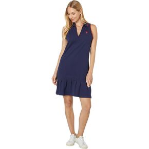 U.S. Polo Assn. Sleeveless Split-Neck Polo Dress