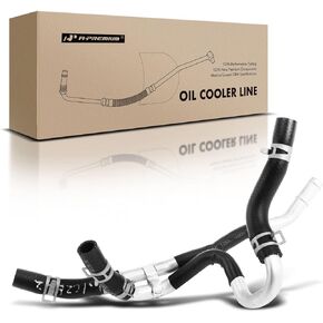 A-Premium Engine Oil Cooler Line Hose Assembly Compatible with Ford Escape Mazda Tribute 2001-2004 MPV 2001-2006 2.5L 3.0L
