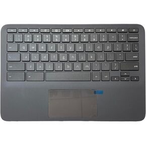 Replacement for HP Chromebook 11 G8 EE Laptop Upper Case Palmrest Keyboard Touchpad Assembly Part L90339-001 Top Cover