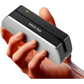 X6 Smallest USB 3 Tracks Mag VIP Card Reader Writer Encoder