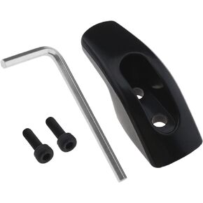 Micro Traders Folding Hook Hanging Buckle Hanger Front Hook Compatible with NineBot Segway ES1/ES3/ES4/ES5/E22/E25 Electric Scooter Models Replacement Parts Black, 43x16x15.4mm