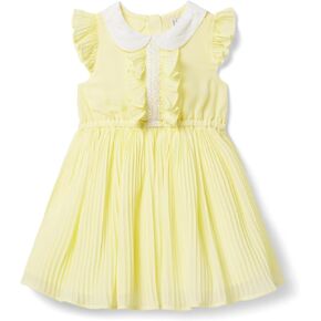 Janie and Jack Girls Pleated Chiffon Dress (Toddler/Little Big Kids)