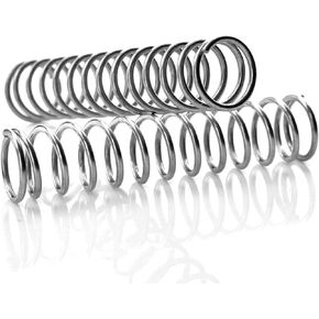 KOVNOVI Extension Springs 10PCS Y Type Spring 304 Stainless Steel Pressure Spring Wire Dia 0.8mm Outer Dia 6mm Length 10-50mm Multipurpose (Size : 0.8x6x10mm)
