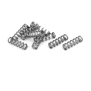 uxcell Compression Spring,304 Stainless Steel,6mm OD,1mm Wire Size,20mm Free Length,Silver Tone,10Pcs