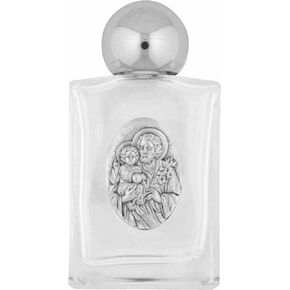 Glass Holy Water Bottle (Saint Joseph)