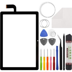 [New] Duotipa Touch Screen Digitizer Replacement for Vortex Tab T10M Pro Tablet with Repair Tools Kit.(No LCD Screen).