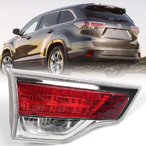 Huray Right Outer Tail Light for Toyota Highlander 2014-2016 Passenger Side Taillight Lamp Assembly Replacement for TO2805120 815500E100