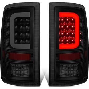 DNA MOTORING TL-DRAM09-LED-3D-BK-SM-G2 LED 3D Tail Light Assembly Driver & Passenger Side [Compatible with 09-17 Dodge Ram 1500 2500 3500] in Kuwait