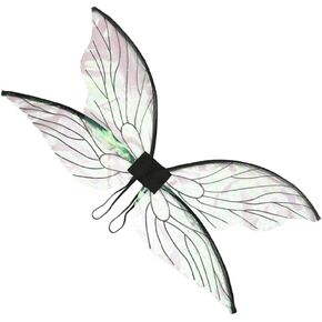 Dress up Fairy Wing Black: Fairy Wings Halloween Butterfly Wings Cape Elf Cosplay Wing Masquerade Costume Festive Party Props