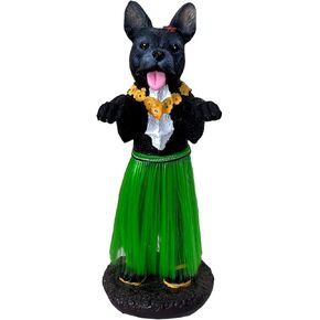 Hula Dog Dashboard Doll Car Accessories Bobblehead for Van Life and Beach Creations | German Shepherd | Golden Retriever | Labrador Retriever (Yellow Labrador Retriever)