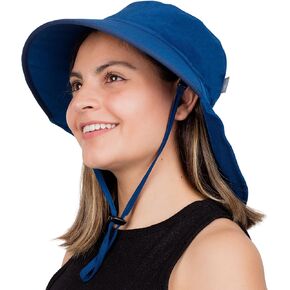 JAN & JUL Water Resistant Sun Hat with UV Protection and Neck Flap for Men and Women