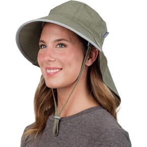 JAN & JUL Water Resistant Sun Hat with UV Protection and Neck Flap for Men and Women