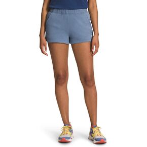 THE NORTH FACE Women's Half Dome Logo Fleece Short (Standard and Plus Size), Folk Blue/TNF White, X-Large
