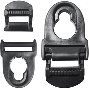 Kayak Seat Repair Clips, Kayak seat Clips Replacement Kit Fits for Lifetime Emotion Kayak Replacement Parts Contain Seat Clips and Hooks - 2 Sets
